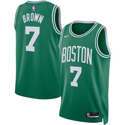 22-23 Boston Celtics Jaylen Brown 7 Nike Kelly Green Swingman Jersey - Icon Edition