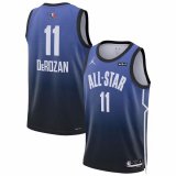 2023 DeMar DeRozan 11 Jordan Brand Blue NBA All-Star Game Swingman Jersey