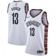 Brooklyn Nets Nike White Harden 13 Swingman Jersey - City Edition