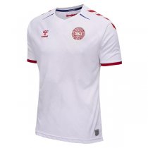 2021 Denmark Away White Soccer Jersey