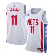 22-23 Brooklyn Nets Kyrie Irving 11 White Swingman Jersey - Classic Edition