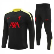 24-25 Liverpool Training Suit Black Yellow