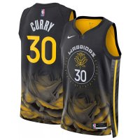 22-23 Golden State Warriors Black Curry 30 Swingman Jersey