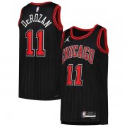 22-23 Chicago Bulls DeMar DeRozan 11 Jordan Brand Black Swingman Jersey