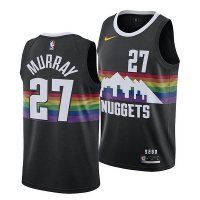 Men's Denver Nuggets Jamal Murray #27 Black Swingman Jersey 1