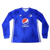 2019 Millonarios FC Home Long Sleeve Soccer Jersey