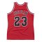 96-97 Bulls Michael Jordan 23 Mitchell Ness Red Hardwood Classics Jersey