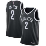 20-21 Brooklyn Nets Nike Black Griffin 2 Swingman Jersey - Association Edition