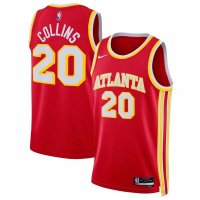 22-23 Atlanta Hawks John Collins 20 Red Swingman Jersey - Icon Edition