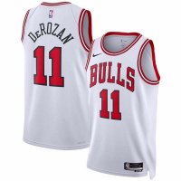 22-23 Chicago Bulls DeMar DeRozan 11 Nike White Swingman Jersey - Association Edition