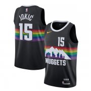 Men‘s Denver Nuggets Nikola Jokic #15 Black Swingman Jersey