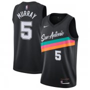 Men‘s San Antonio Spurs Dejounte Murray #5 Swingman Jersey