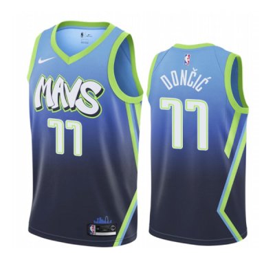 Men‘s Dallas Mavericks Luka Dončić #77 City Edition Jersey