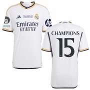 23-24 Real Madrid Home Shirt Champions 15( Player Version)