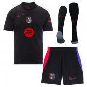 24-25 Barcelona Away New Spotify Logo Mens Full Kit