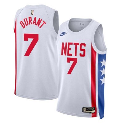 22-23 Brooklyn Nets Kevin Durant 7 White Swingman Jersey - Classic Edition