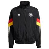 2024 Germany Euro Retro Style Fanswear Jacket Black
