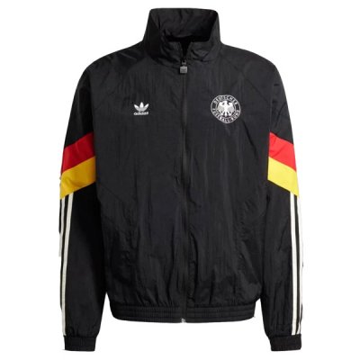 2024 Germany Euro Retro Style Fanswear Jacket Black