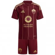 24-25 AS Roma Home Jersey Kids Kit