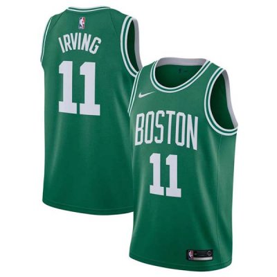 Boston Celtics Nike Green Irving 11 Swingman Jersey - Icon Edition