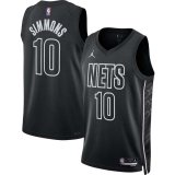 22-23 Brooklyn Nets Ben Simmons 10 Black Swingman Jersey