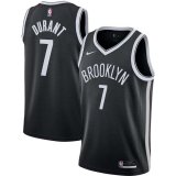 20-21 Brooklyn Nets Nike Black Durant 7 Swingman Jersey - Association Edition