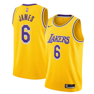 22-23 Los Angeles Lakers Nike Icon Swingman Jersey LeBron James #6