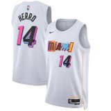 22-23 Miami Heat White Swingman Jersey Tyler Herro 14