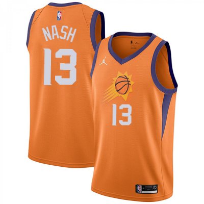 Men\'s Phoenix Suns Jordan Steve Nash #13 Orange Swingman Jersey