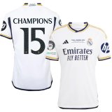 23-24 Real Madrid Home Shirt Champions 15