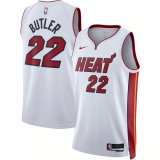 22-23 Miami Heat White Swingman Jersey Jimmy Butler 22 Association Edition