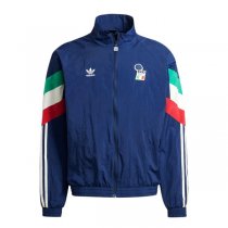 2024 Italy Euro Retro Style Fanswear Jacket Navy