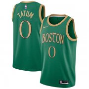 19-20 Boston Celtics Nike Green Tatum 0 Swingman Jersey - City Edition