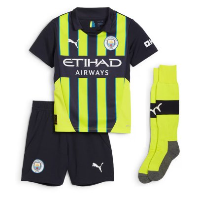 24-25 Manchester City Away Kids Full Kit