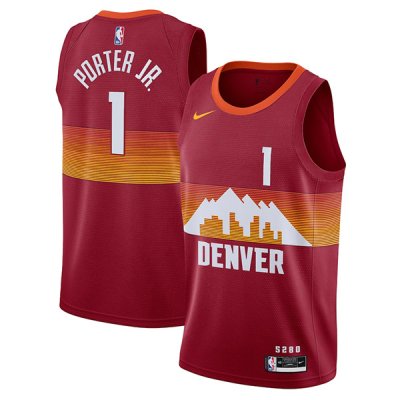 Men’s Denver Nuggets Michael Porter Jr. #1 Red Swingman Jersey