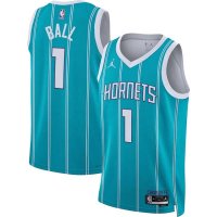 22-23 Charlotte Hornets LaMelo Ball 1 Green Swingman Jersey - Icon Edition